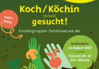 Die Waldkita Feldmäuse sucht Koch/Köchin (m/w/d)